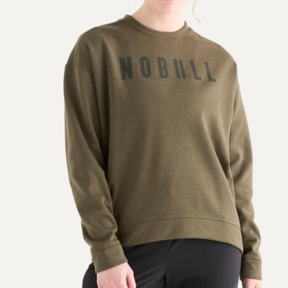 NOBULL Crew Sweatshirt Women's Army Green (NWOT)